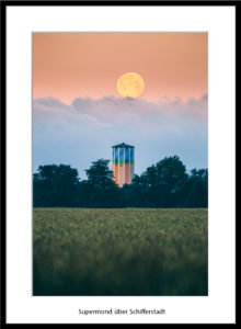 Supermond über Schifferstadt